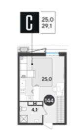 Студия в Литер 18