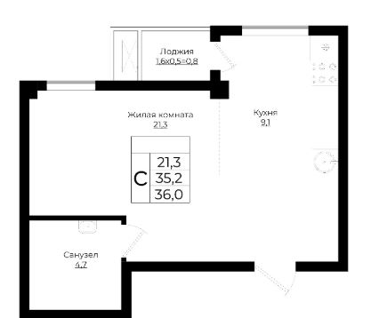 Студия в Литер 3