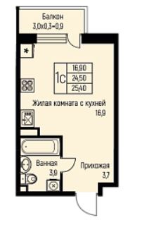 Студия в Литер 13