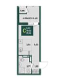 Студия в Дом 5 очередь 2