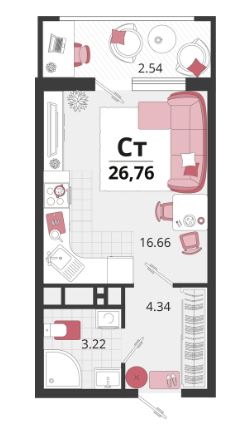 Студия в Литер 20