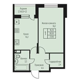 Однокомнатная в Литер 9