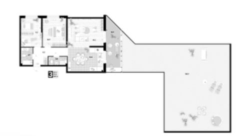 Трехкомнатная в Литер 13