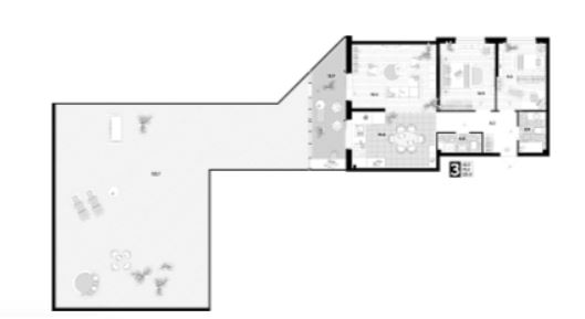 Трехкомнатная в Литер 18