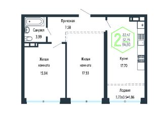 Двухкомнатная в Литер 4