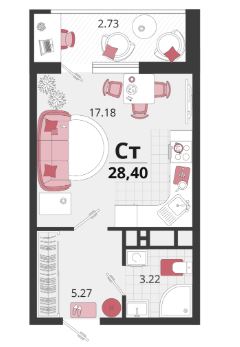 Студия в Литер 22
