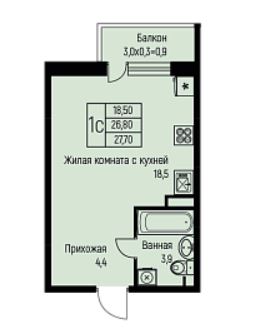 Студия в Литер 13