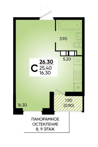 Студия в Литер 4.1