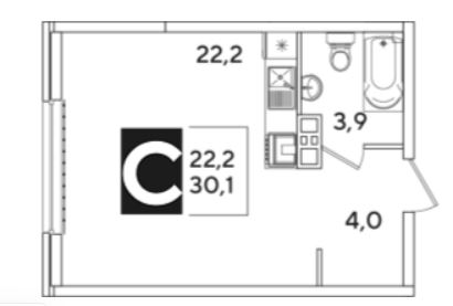 Студия в Литер 41