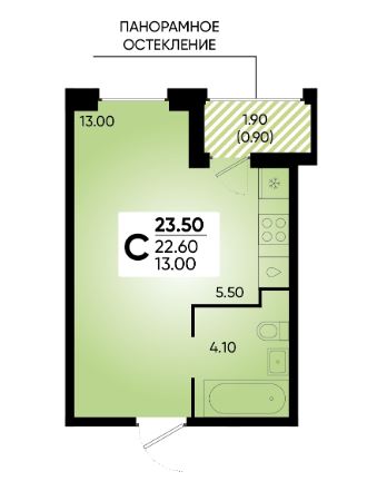 Студия в Литер 4.2