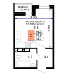 Студия в Литер 22