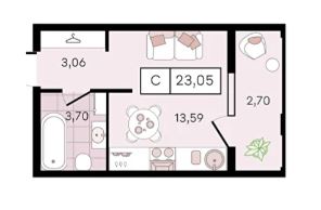 Студия в Литер 34