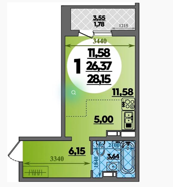 Студия в Литер 42