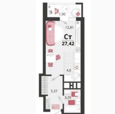 Студия в Литер 16