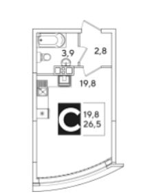Студия в Литер 38