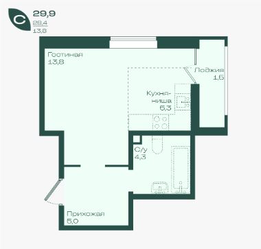 Студия в Литер 1.2