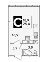 Студия в Литер 44