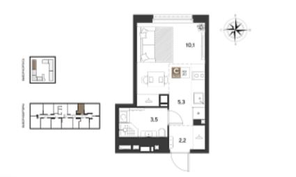 Студия в Литер 14