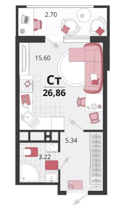 Студия в Литер 20