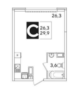 Студия в Литер 48