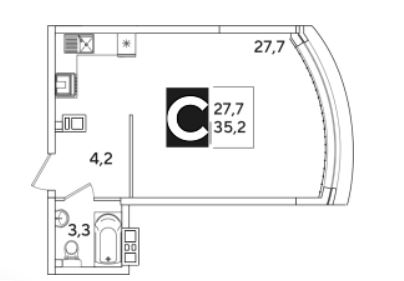 Студия в Литер 40