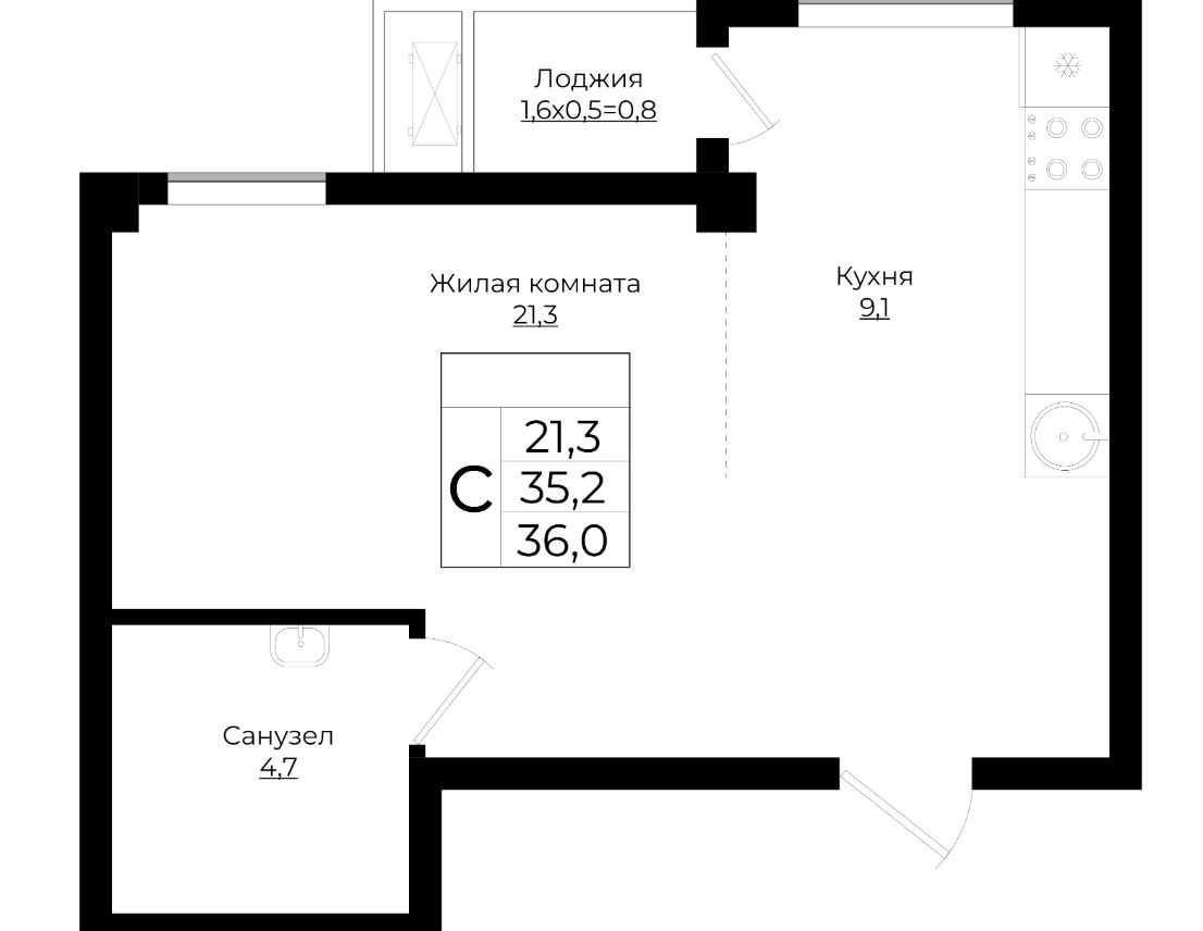 Студия в Литер 5