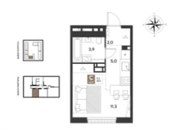 Студия в Литер 14