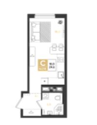 Студия в Литер 1