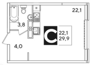 Студия в Литер 38