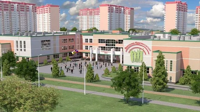 В микрорайоне Восточно-Кругликовский Краснодара компании ВКБ-Новостройки начали строительство общеобразовательной школы на 1550 мест 